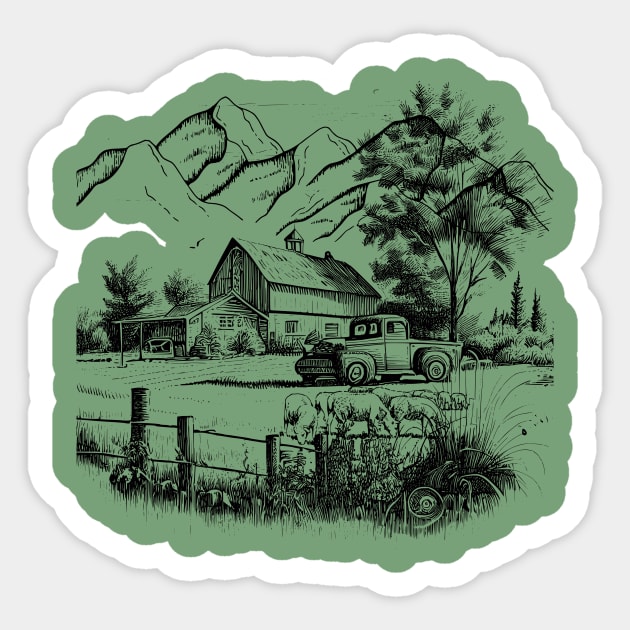 Country life Sticker by Country merch